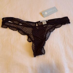 Eberjey Peek-A-Boo Polka Dot Thong